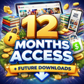 12 Months Access VIP Unlimited Plan